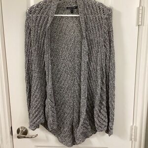 Eileen Fisher Charcoal Knit Cardigan